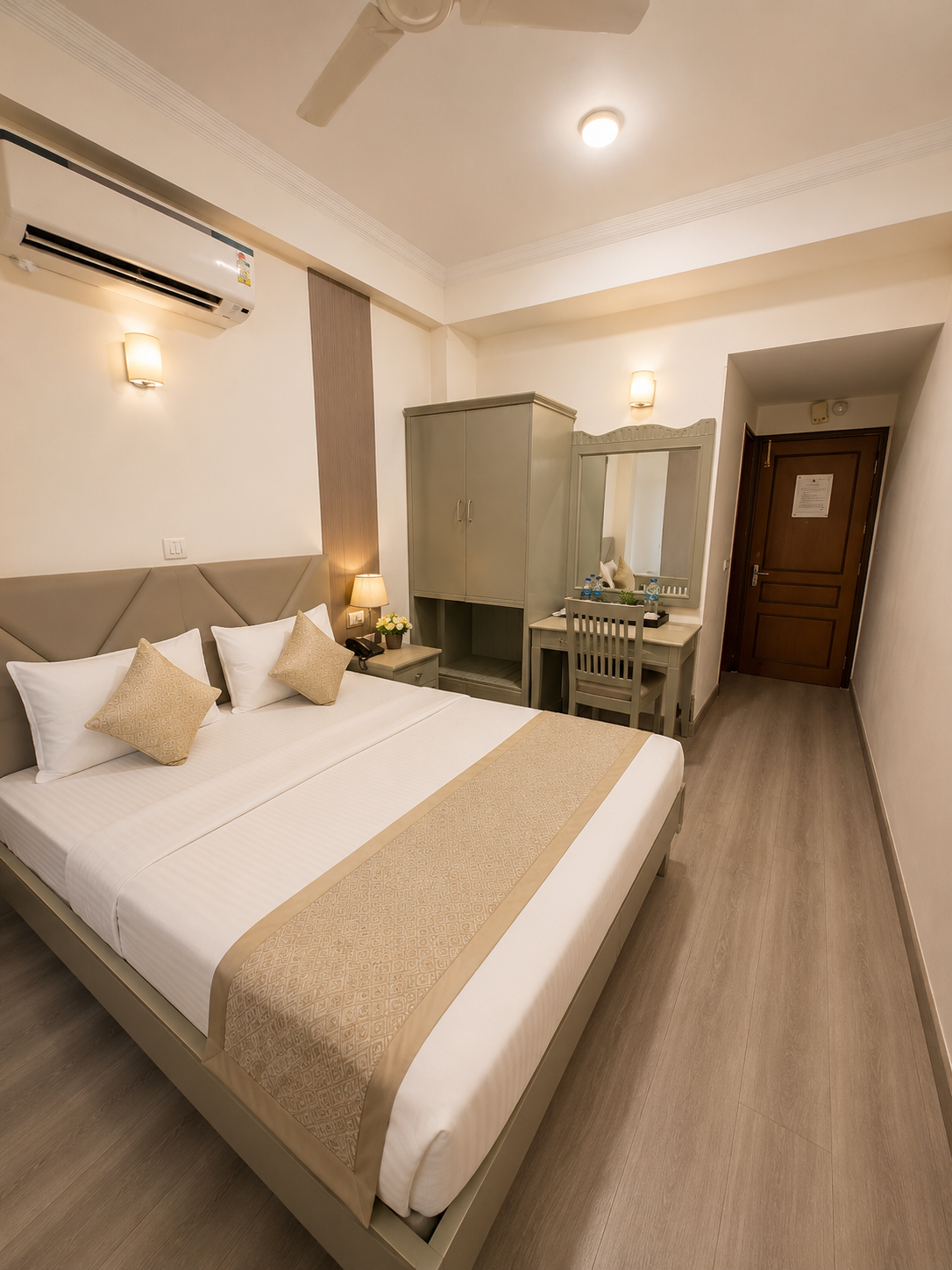 Hotel Ambica Palace — executive king room with attached bathroom