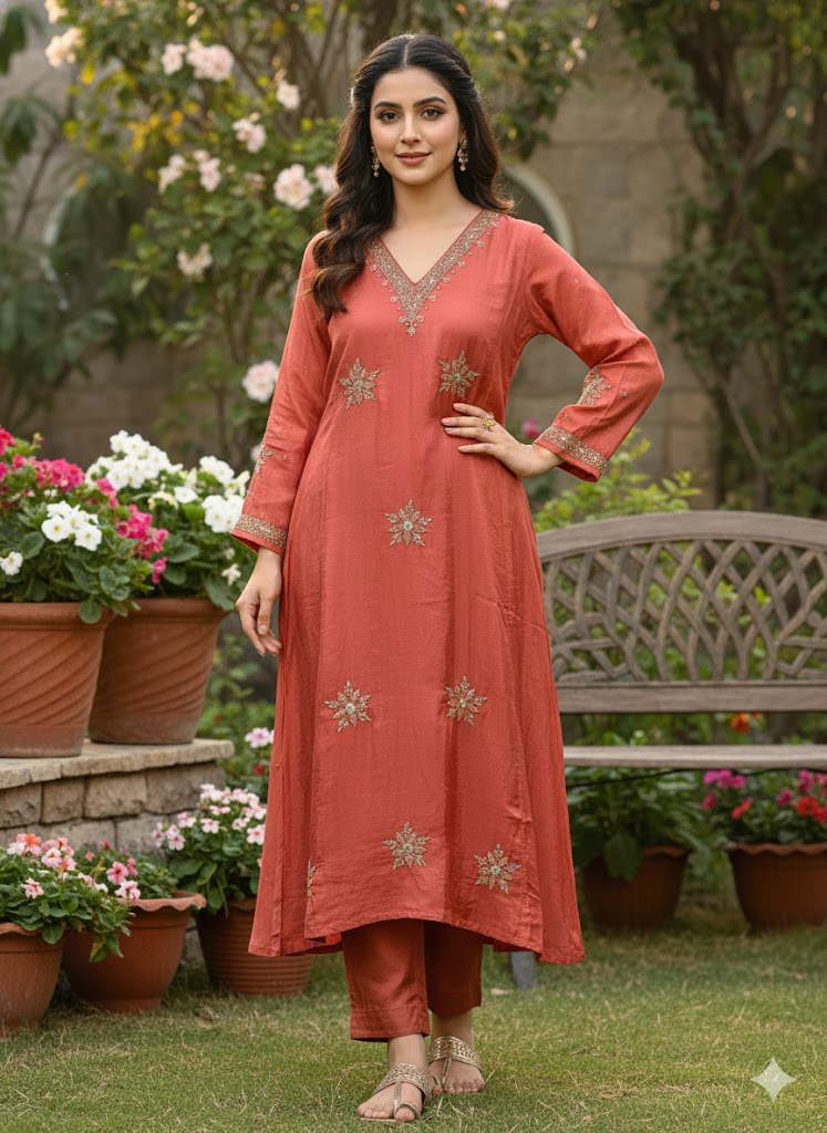 Lime Zari Festive Set