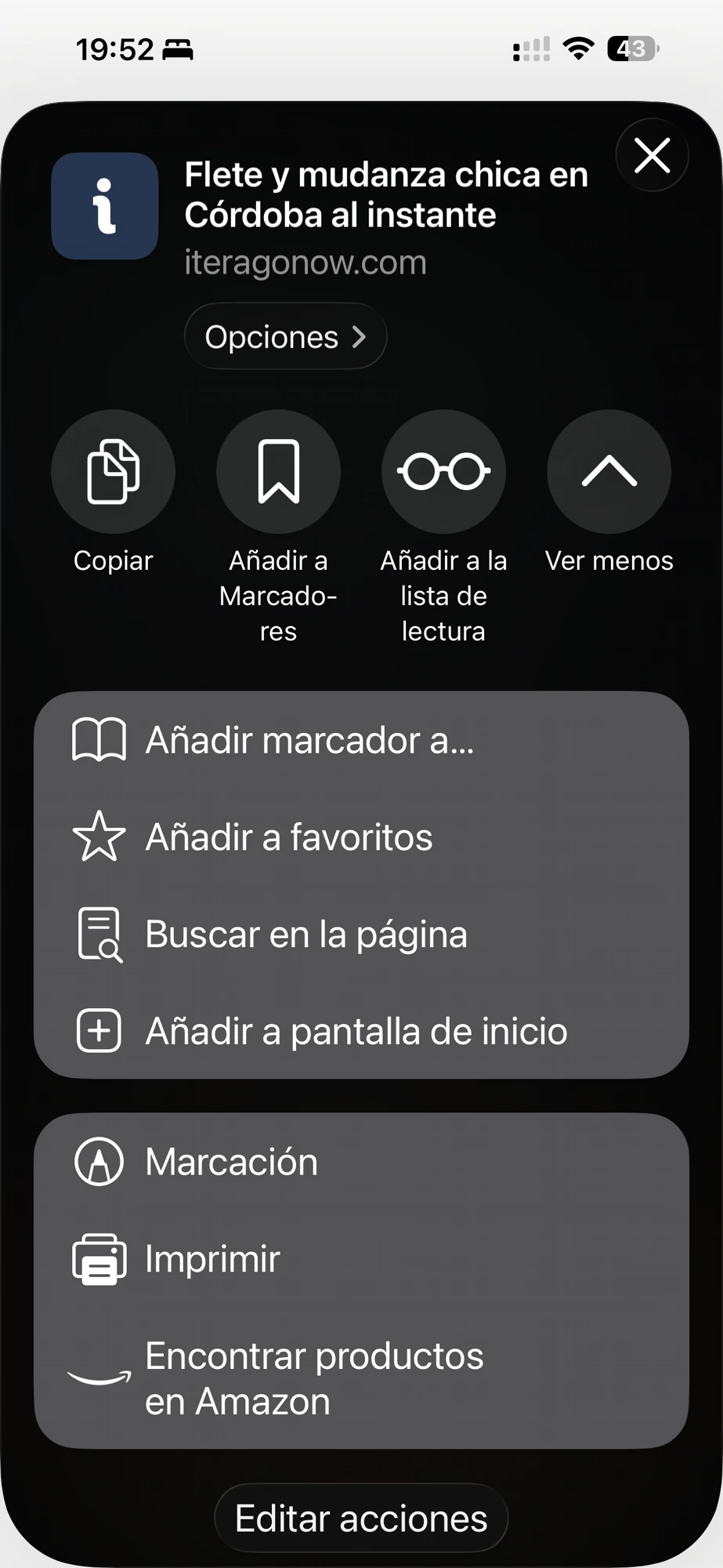 Paso 3: Elegí «Añadir a pantalla de inicio»