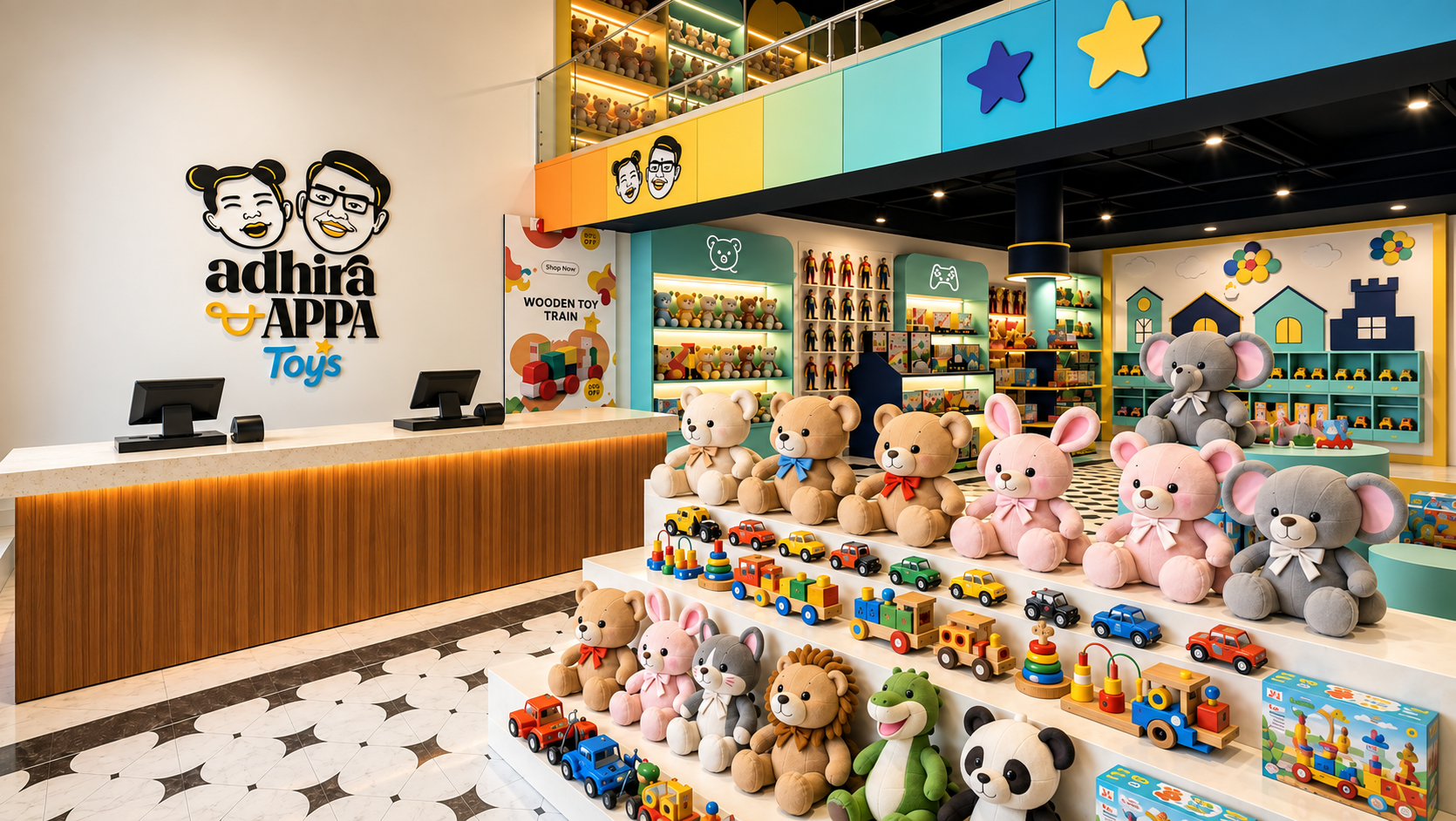 Inside an Adhira & Appa Toys store