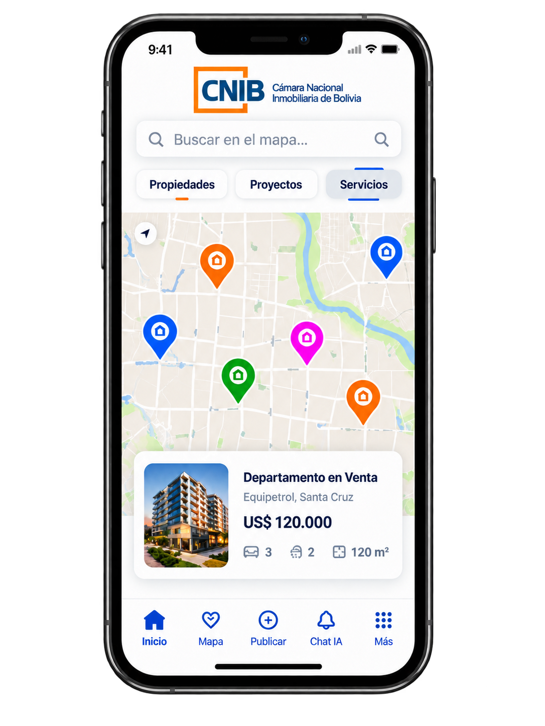App CNIB Connect: mapa colaborativo de propiedades