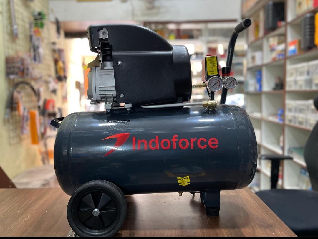 Indoforce 2HP Single Phase Air Compressor — 50L Tank