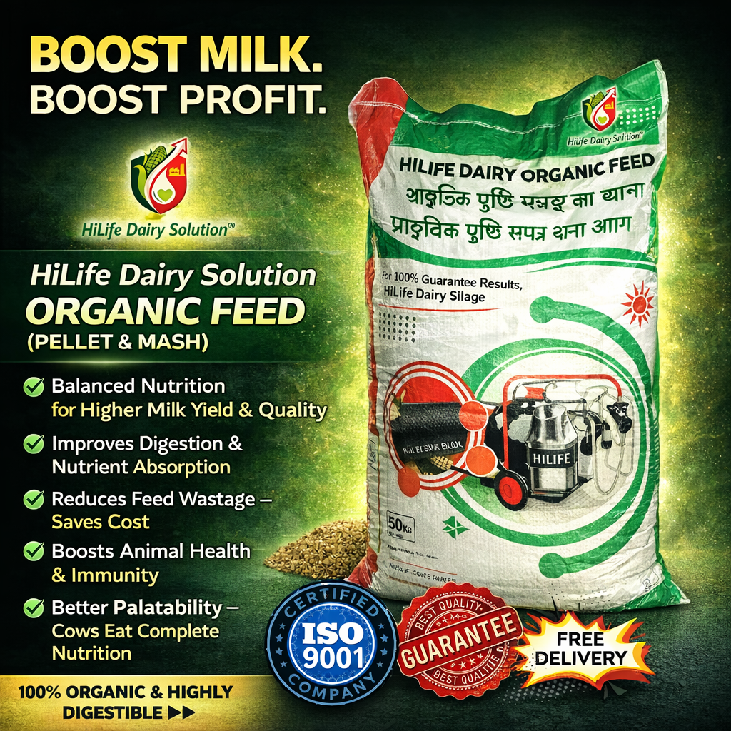 HiLife Dairy Organic Feed (Pellet & Mash)