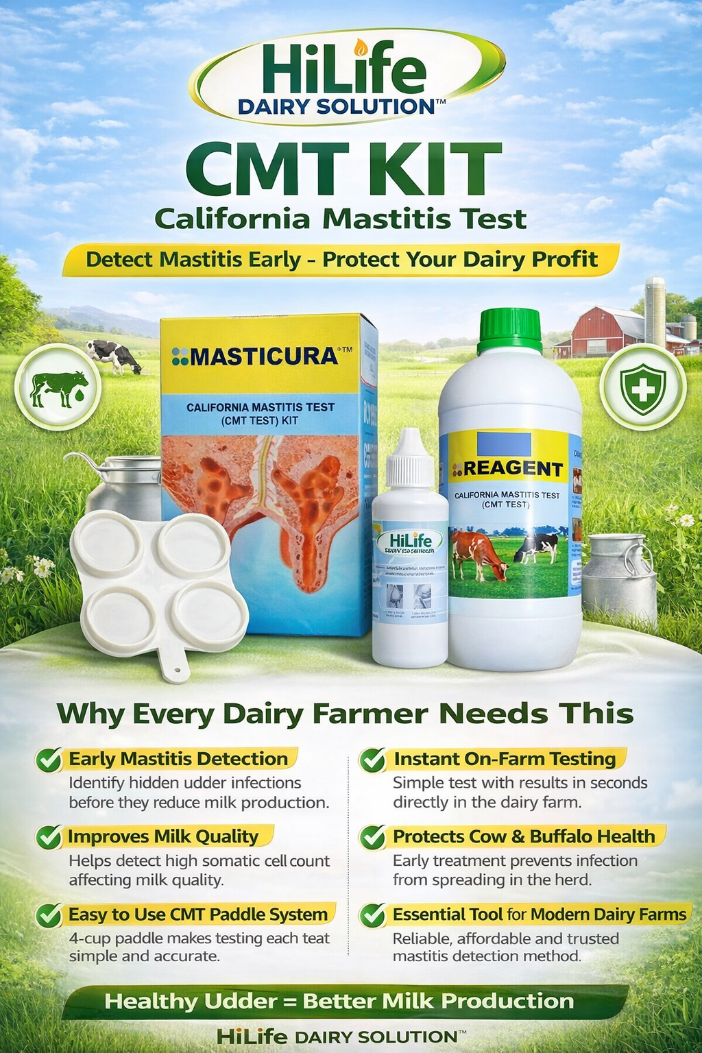 HiLife CMT Kit (Masticura California Mastitis Test)