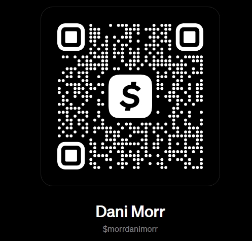 Cash App QR code — Pay $morrdanimorr