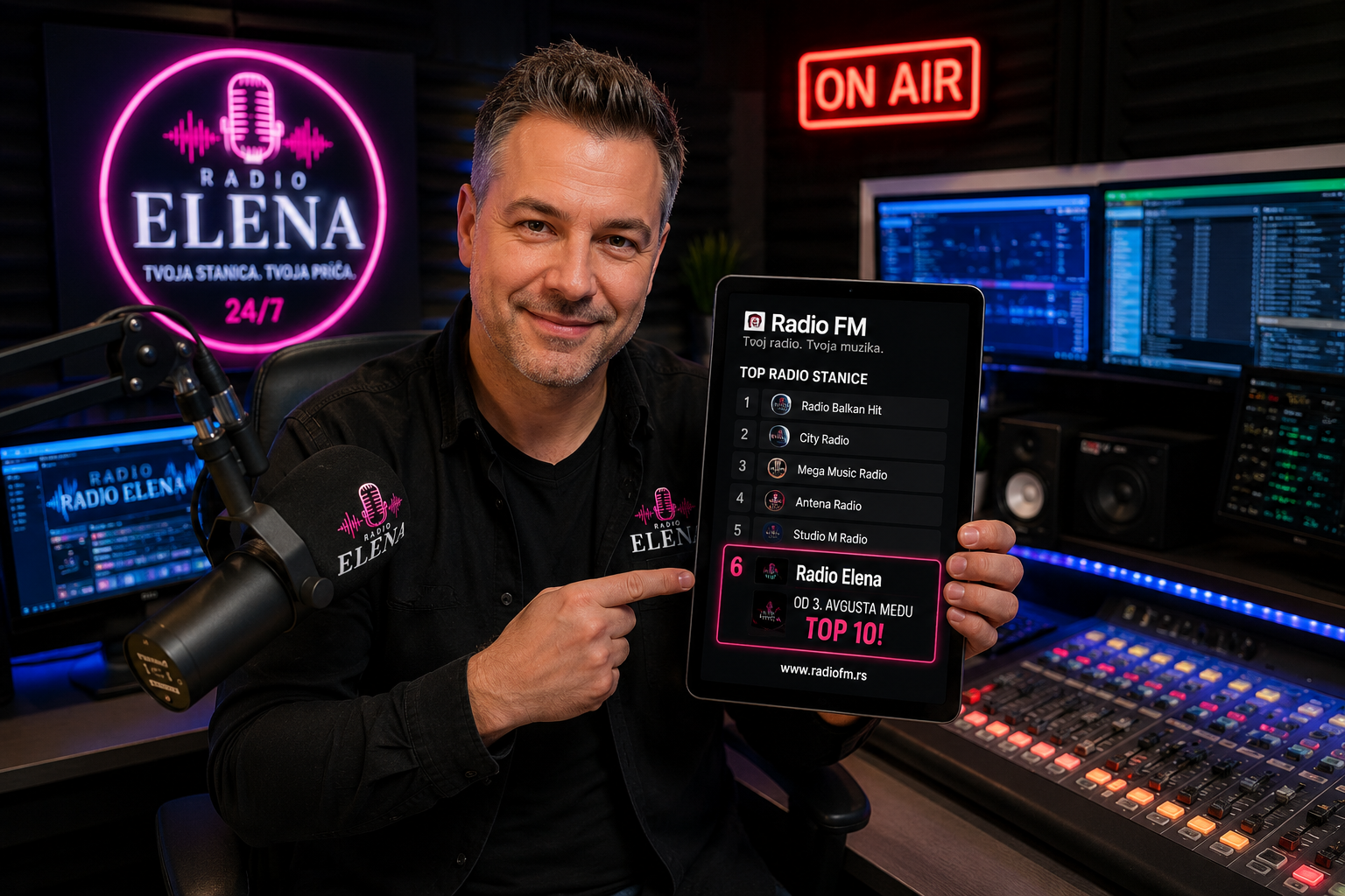 Radio Elena među vodećim radio stanicama na Radio FM platformi