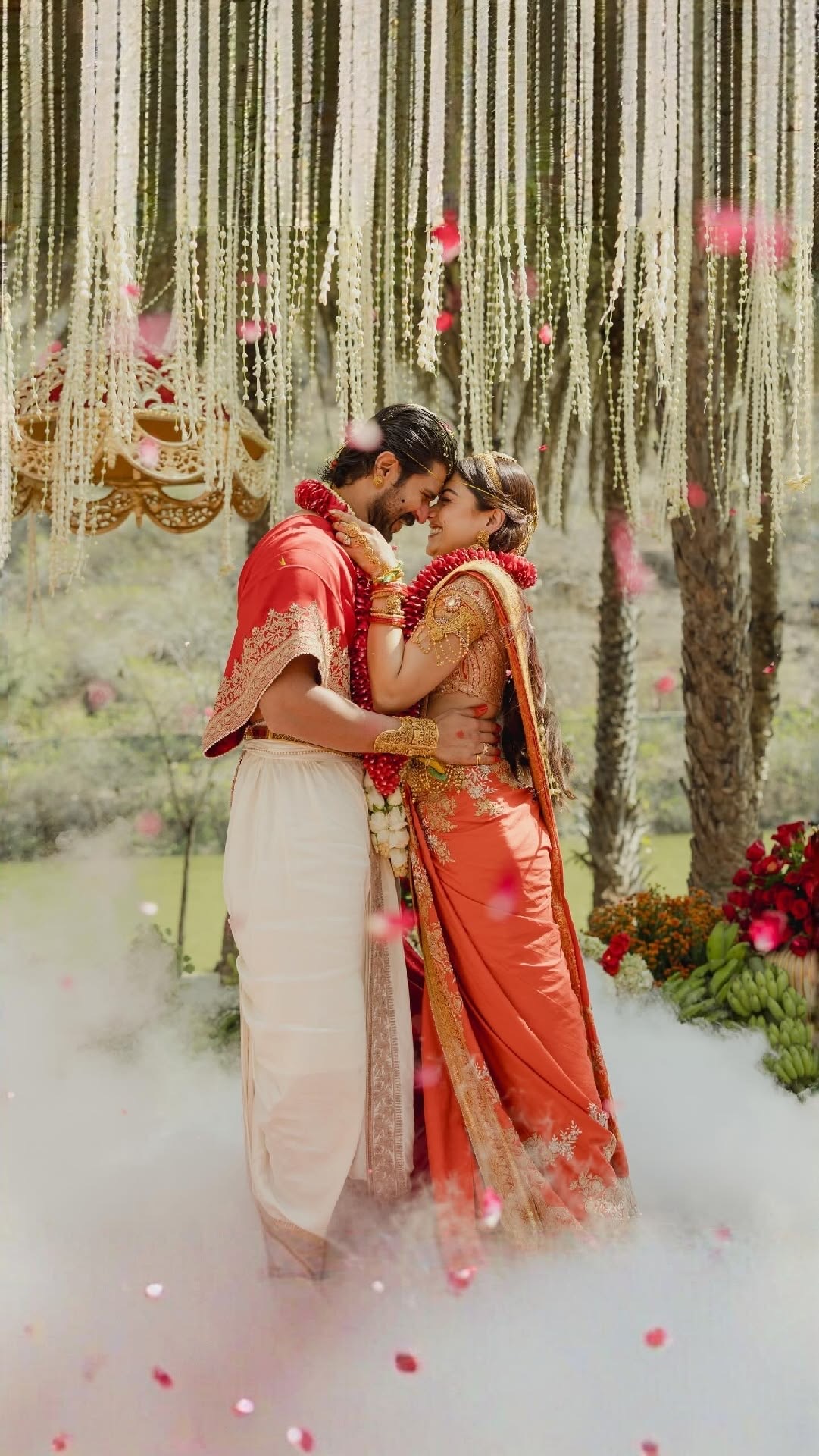 Luxury Indian wedding couple