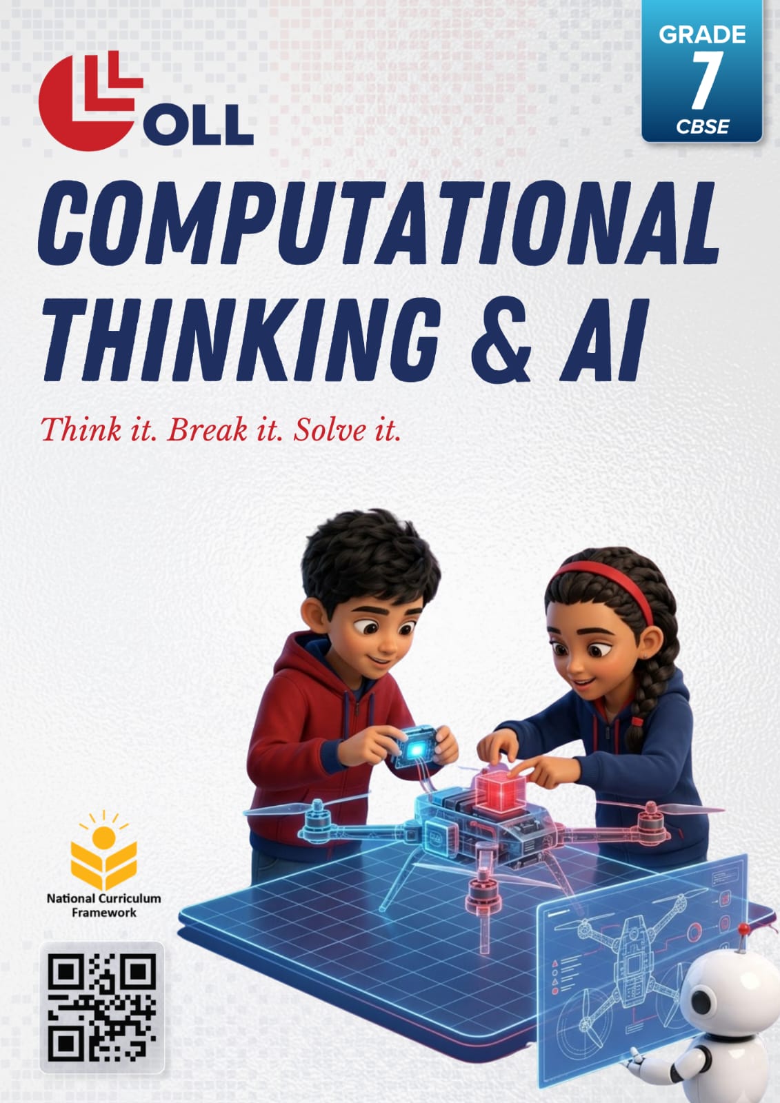 OLL CBSE Grade 7 Computational Thinking & AI workbook cover
