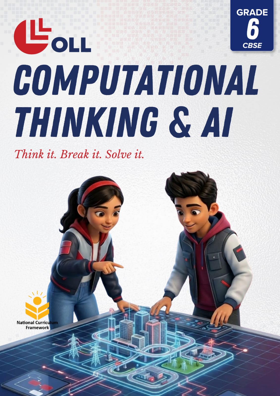 OLL CBSE Grade 6 Computational Thinking & AI workbook cover