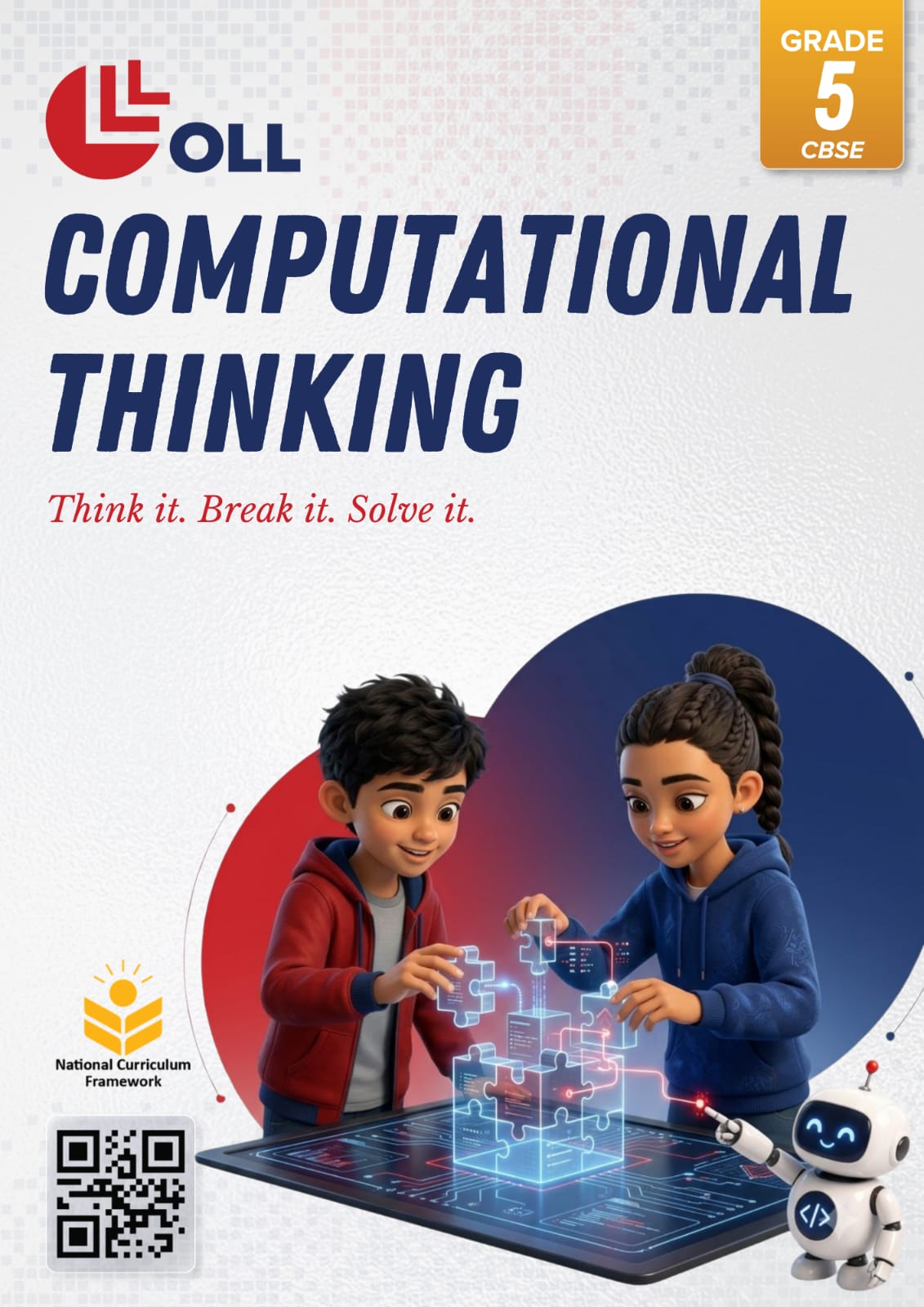 OLL CBSE Grade 5 Computational Thinking & AI workbook cover