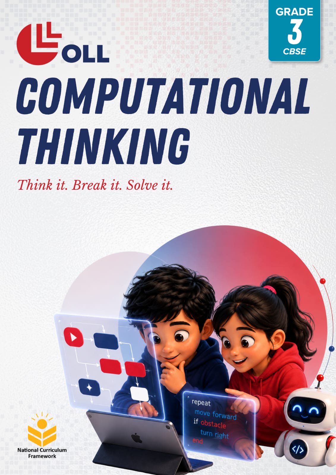 OLL CBSE Grade 3 Computational Thinking & AI workbook cover