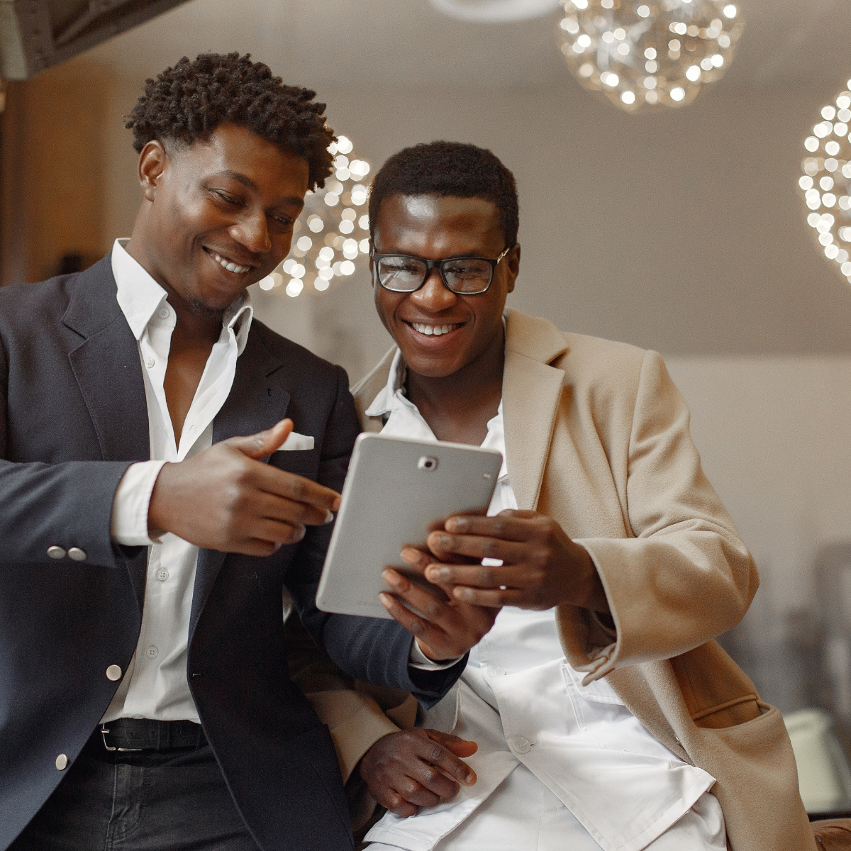 Nigerian diaspora professional reviewing work