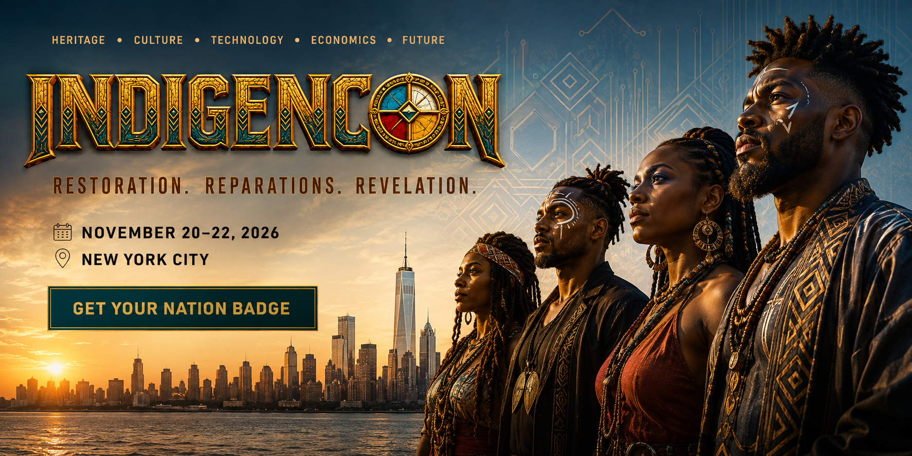 Indigencon Weekend — Get Your Nation Badge