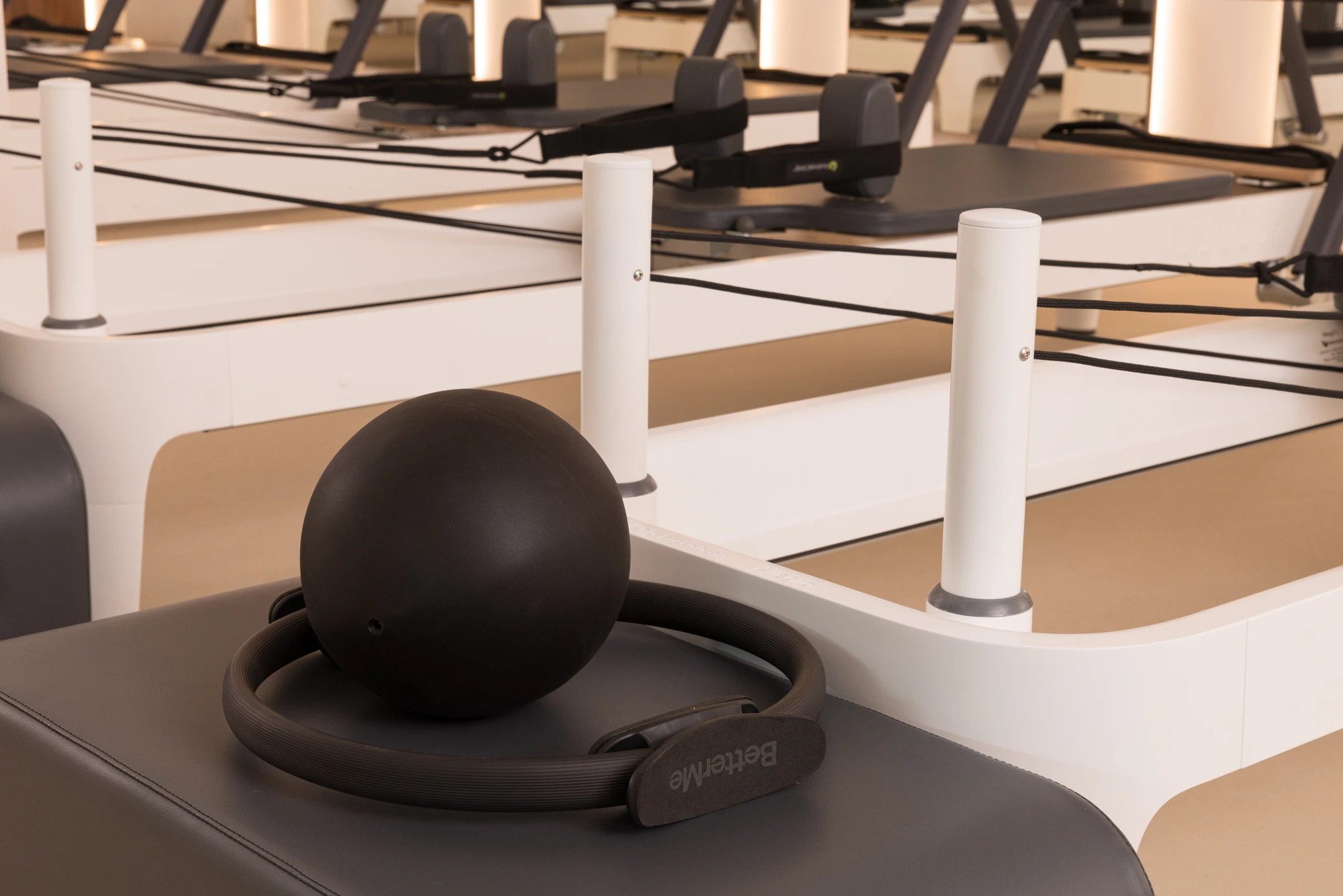 Pilates ball and magic circle