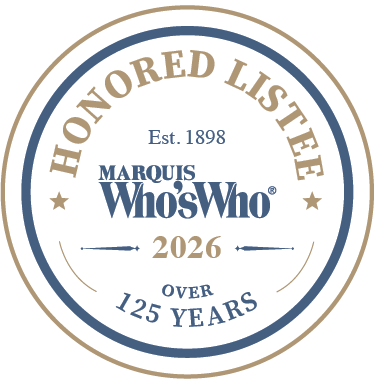 Marquis Who's Who in America — Honored Listee, Est. 1898, Over 125 Years
