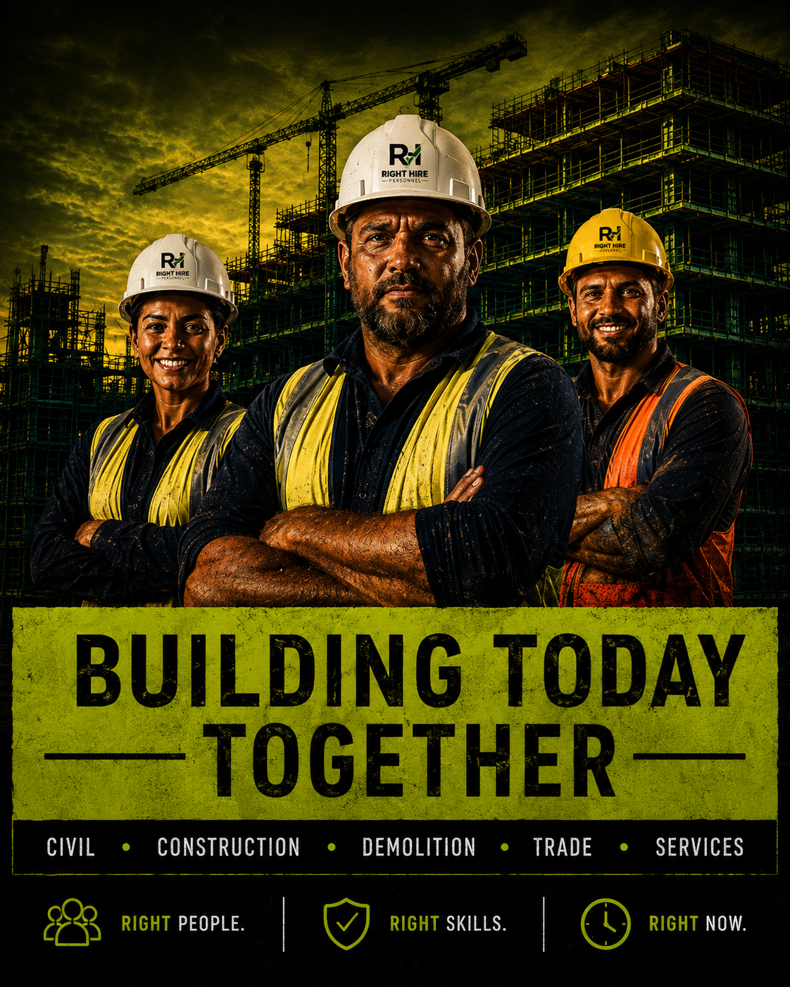 Right Hire Personnel building today together