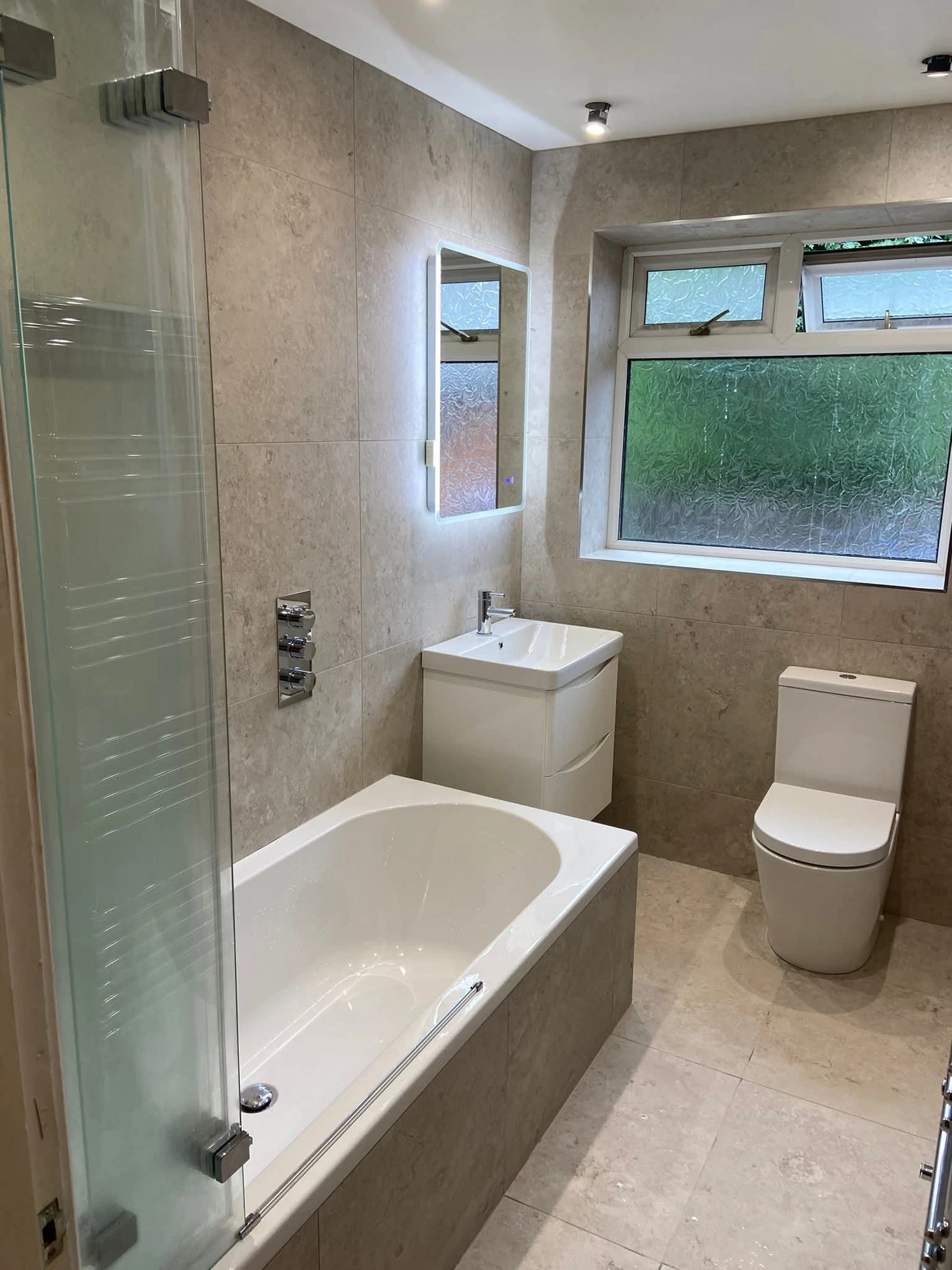 Finished Rossi bathroom