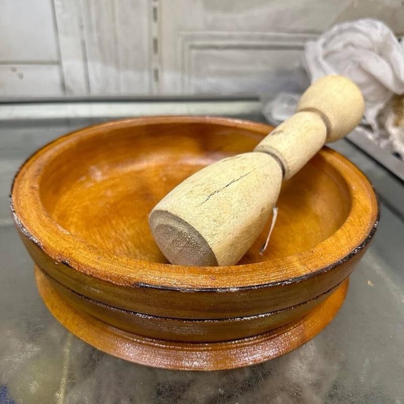 Premium Wooden Mortar & Pestle 3