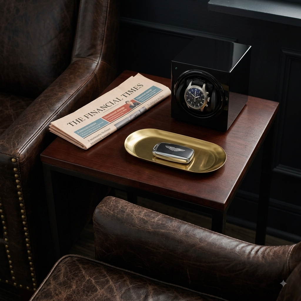Transcendence watch winder styled in a modern interior
