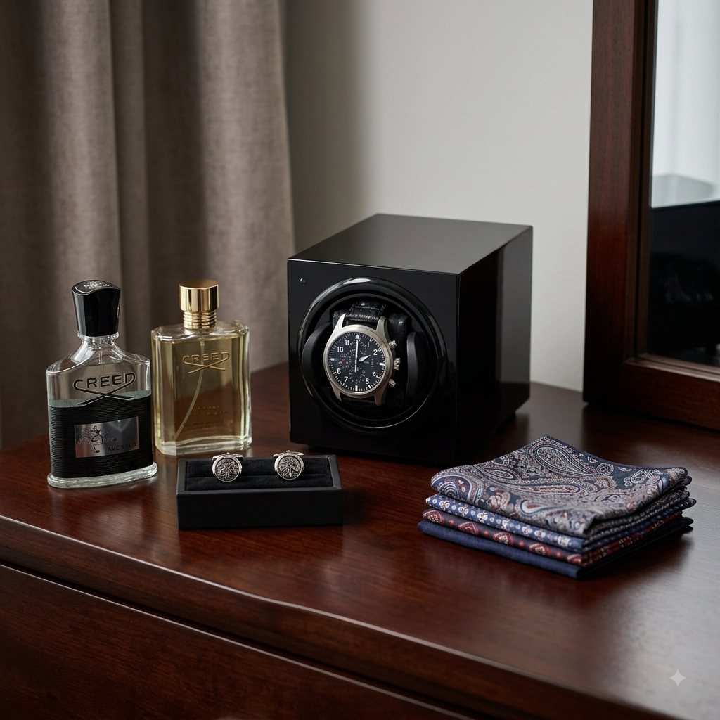 Transcendence watch winder styled in a modern interior