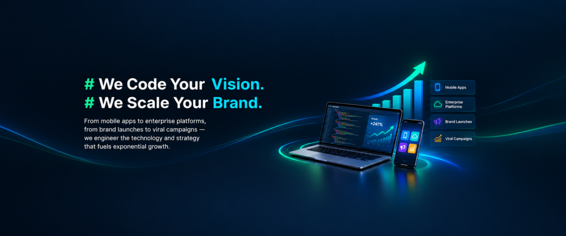 Devkuba Ventures — We Code Your Vision. We Scale Your Brand.